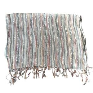 Northern Reflections Pastel Striped Scarf